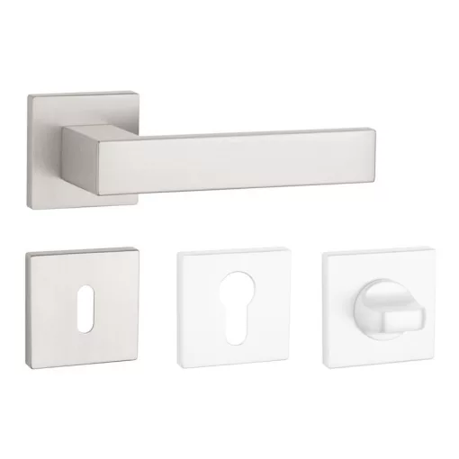 APRILE PINA Négyzetrozettás Q SLIM 7MM SC - Szatén króm BB