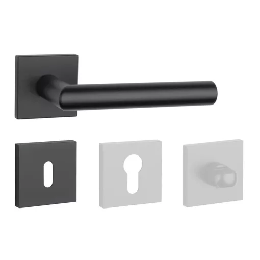 APRILE ARABIS Négyzetrozettás Q SLIM 7MM BLACK - Fekete BB
