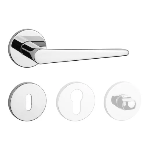 APRILE ARNICA Körrozettás R SLIM 7MM CP - Fényes króm BB
