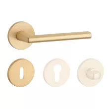 APRILE KALMIA Körrozettás R SLIM 7MM GOLD SATIN - Szatén arany színű BB