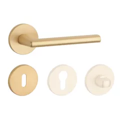   APRILE KALMIA Körrozettás R SLIM 7MM GOLD SATIN - Szatén arany színű BB