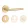 APRILE KALMIA Körrozettás R SLIM 7MM GOLD SATIN - Szatén arany színű BB