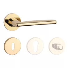 APRILE LUNA  Körrozettás R SLIM 7MM GOLD PVD - Fényes arany színű PVD BB