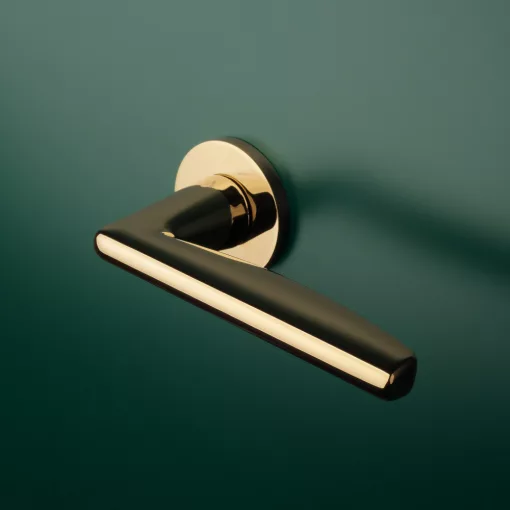 APRILE LUNA  Körrozettás R SLIM 7MM GOLD PVD - Fényes arany színű PVD BB