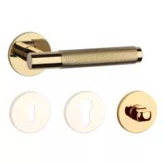   APRILE MOLINIA Körrozettás R SLIM 7MM GOLD PVD - Fényes arany színű PVD