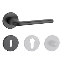 APRILE OLEANDRO Körrozettás R SLIM 7MM BLACK - Fekete BB