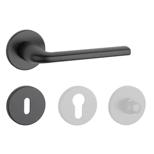 APRILE OLEANDRO Körrozettás R SLIM 7MM BLACK - Fekete BB
