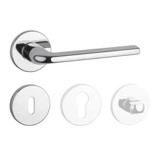 APRILE OLEANDRO Körrozettás R SLIM 7MM CP - Fényes króm BB