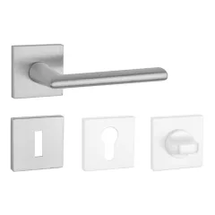   APRILE PRIMULA Négyzetrozettás Q SLIM 7MM MSC - Szatén króm BB