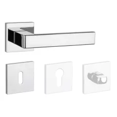   APRILE SULLA Négyzetrozettás Q SLIM 7MM CP - Fényes króm BB