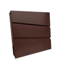 NOVA Kültéri Postaláda Szórólaptartós Barna